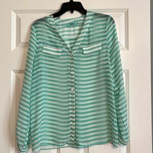 Karlie Flowy Blouse Size Medium